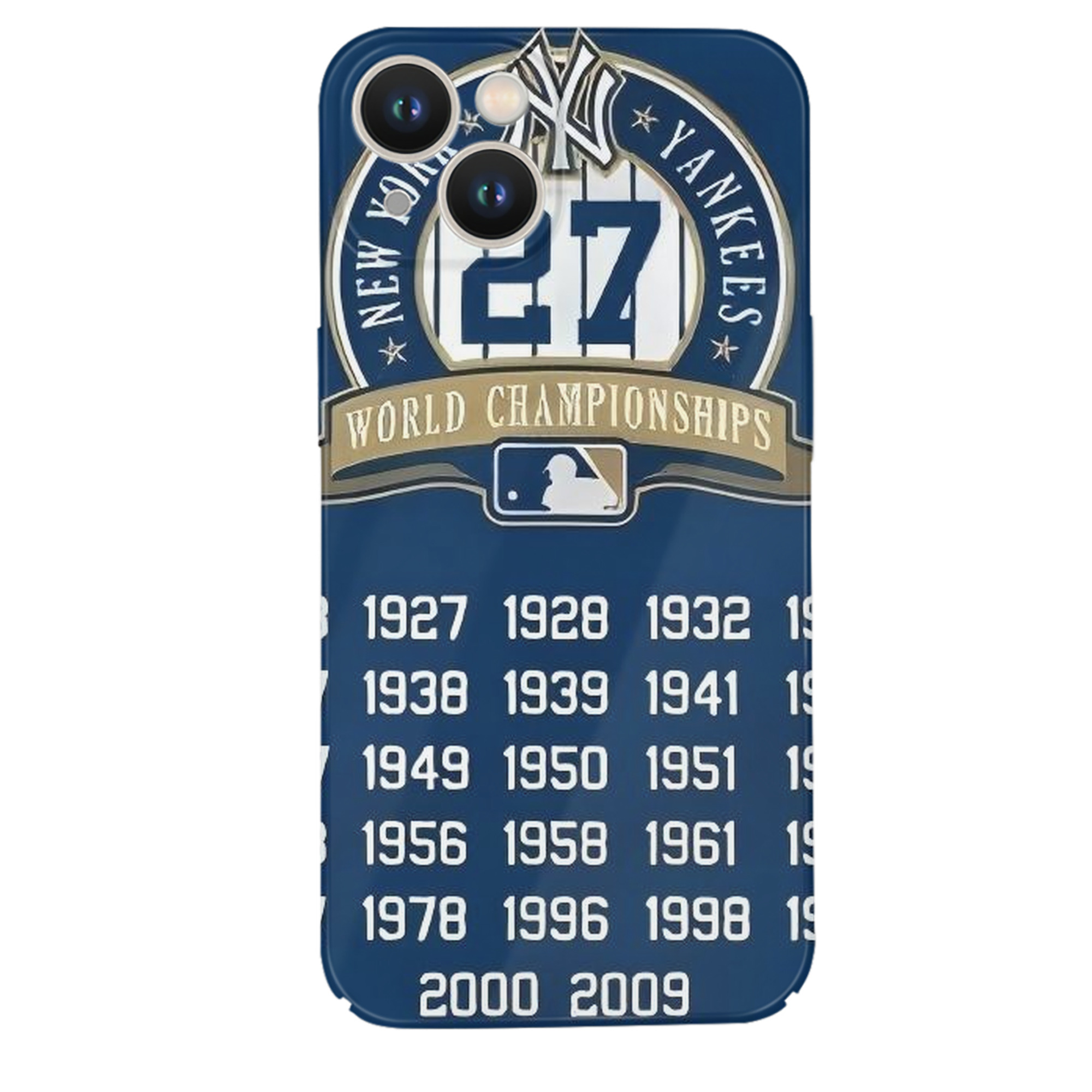 New York Yankees 144 IPhone 14 Series Full-Cover Hard Case – Shockproof With Raised Camera Protection – Precise Cutouts, Wireless Charging Compatible – Durable, Anti-Yellowing, Easy To Clean